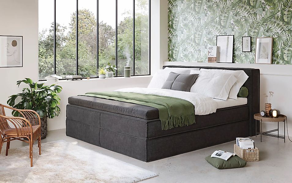 LeGer Home by Lena Gercke Boxspringbett "Addyson", (Härtegrade H2, H3 und H günstig online kaufen