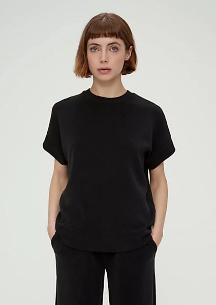 s.Oliver Kurzarmshirt Kurzarm-Sweatshirt aus Scuba günstig online kaufen