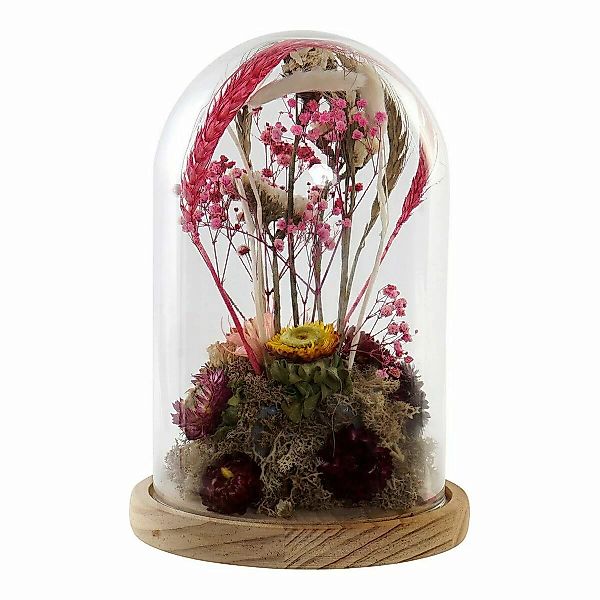 Deko-figur Dkd Home Decor Kristall Blomster Holz Mdf (17 X 17 X 26 Cm) günstig online kaufen