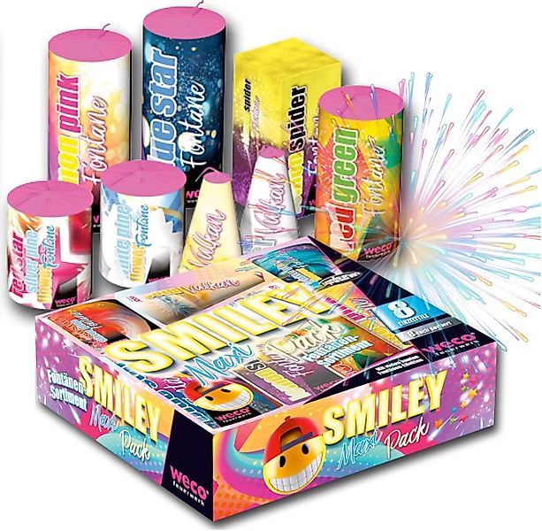 PYROHELD Geburtstagskerze Smiley XXL Set – günstig online kaufen