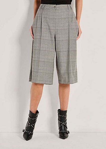 MADELEINE Shorts Glencheck-Bermuda mit hohem Bund Stoffhose im Glencheck-Mu günstig online kaufen