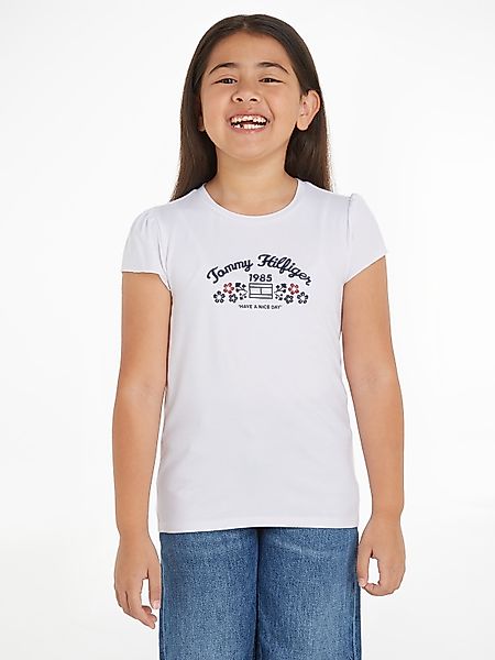 Tommy Hilfiger T-Shirt FLOWER PUFF PRINT günstig online kaufen