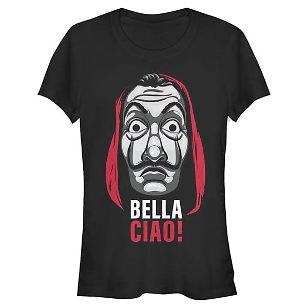 Netflix - Haus des Geldes - Mask Bella Ciao - Frauen T-Shirt günstig online kaufen