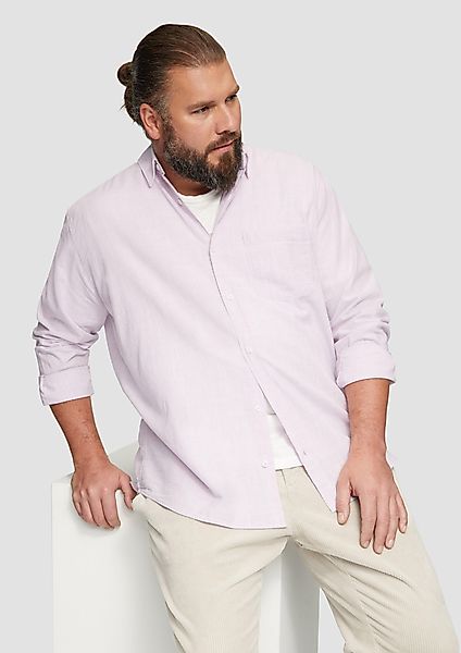 s.Oliver Langarmhemd Regular Fit: Kariertes Hemd günstig online kaufen