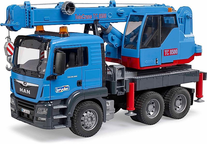 Bruder® Spielzeug-Kran Spielfahrzeug Baustelle LKW MAN TGS Kran-LKW 03771 günstig online kaufen