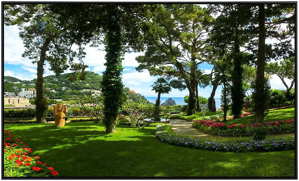 Papermoon Infrarotheizung »Capri Island Garden«, sehr angenehme Strahlungsw günstig online kaufen