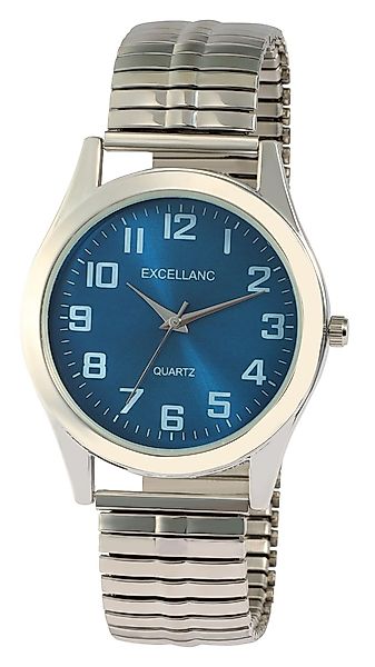Excellanc Quarzuhr Maher Herrenuhr mit Edelstahlzugarmband, günstig online kaufen