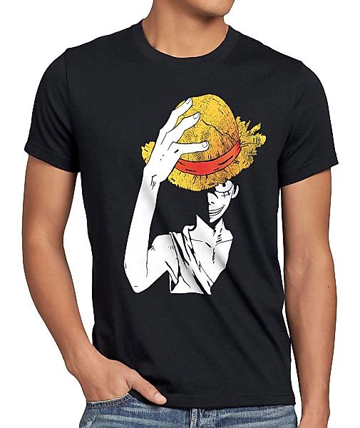 style3 T-Shirt Ruffy Straw Strohhut one günstig online kaufen