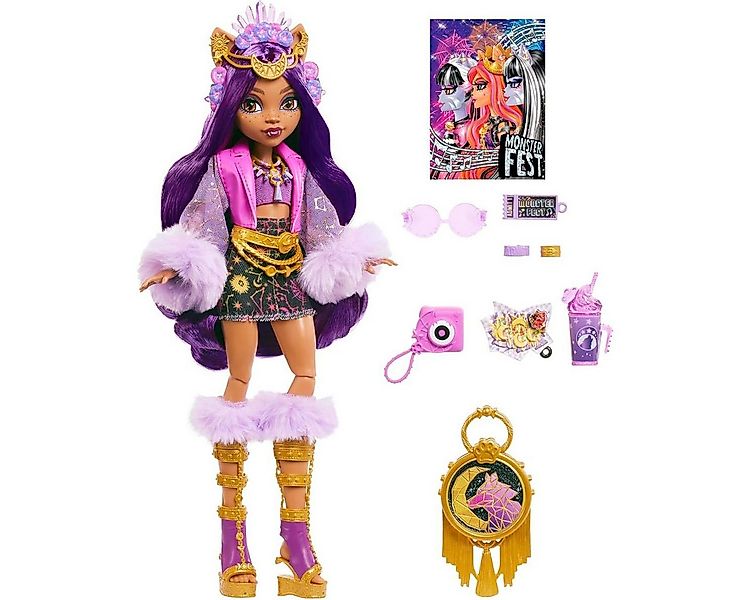 Mattel® Stehpuppe Mattel HXH80 - Monster High - Monster Fest Clawdeen Puppe günstig online kaufen