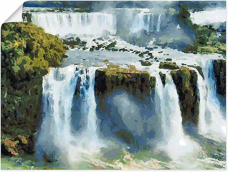 Artland Poster "Iguazu Wasserfälle IV", Wasserfallbilder, (1 St.), als Alub günstig online kaufen