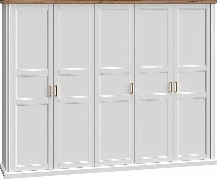Home affaire Kleiderschrank "Tara", lackiert mit wasserbasiertem UV-Lack, i günstig online kaufen