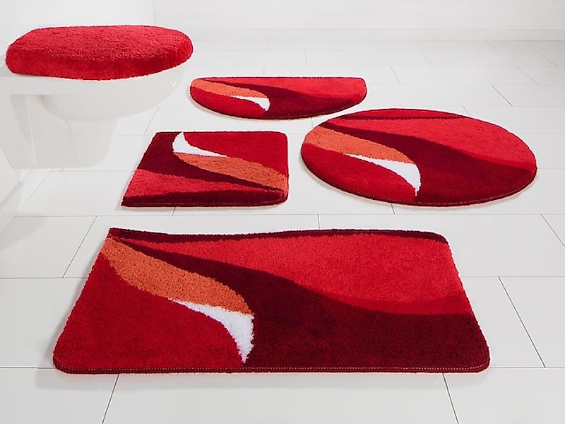 my home Badematte »Magnus, Badvorleger, Badezimmer Teppich«, rutschhemmend günstig online kaufen