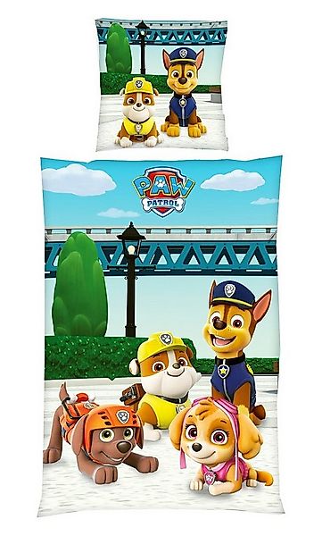 Herding Kinderbettwäsche 135x200cm Paw Patrol Hunde Polizei, Renforcé, 2 te günstig online kaufen