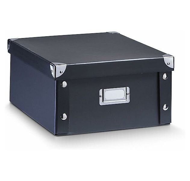 Zeller Aufbewahrungsbox Aufbewahrungsbox 9,6 l schwarz 26,0 x 31,0 x 14,0 c günstig online kaufen