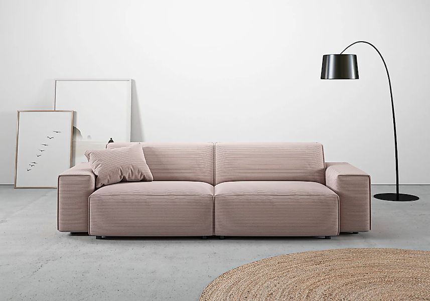 andas Big-Sofa "Glimminge auch in Breitcord, Feincord + Easy care-Bezug,", günstig online kaufen
