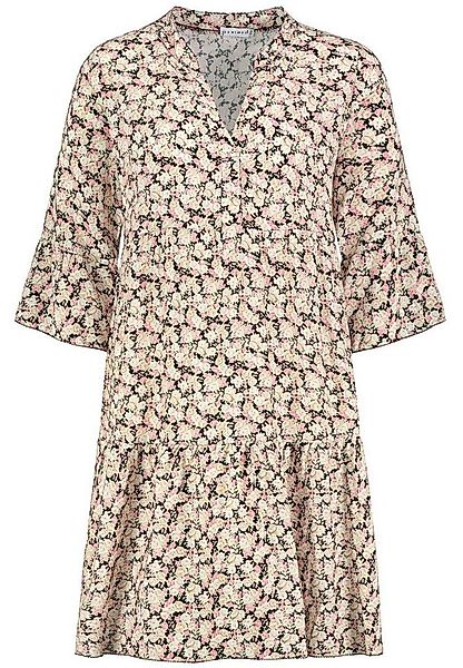 DENIMFY Sommerkleid Damen Kleid DFFrida A-Linie 3/4 Arm Freizeitkleid mit V günstig online kaufen