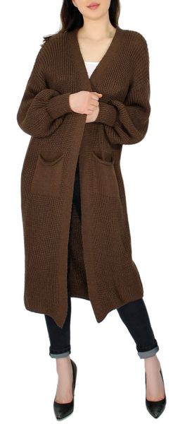 dy_mode Cardigan Langer Grobstrick Cardigan Damen günstig online kaufen