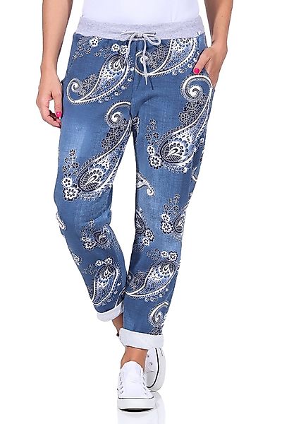 CLEO STYLE Jogginghose Jogginghose 91 Dunkelblau günstig online kaufen