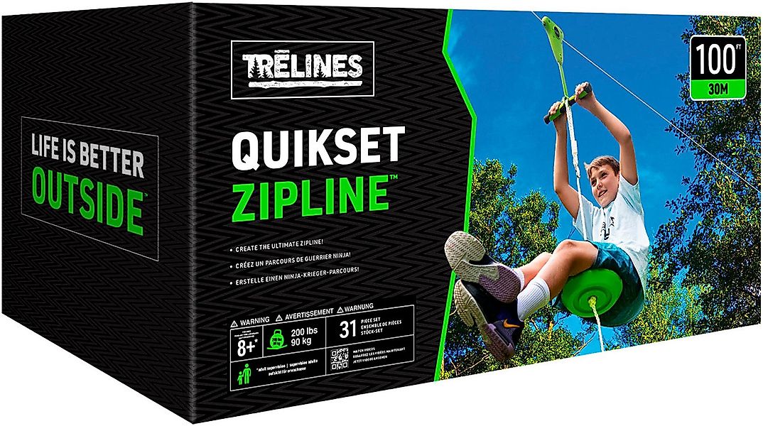 TRELINES Rutsche Seilrutsche mit Bremse (30 günstig online kaufen