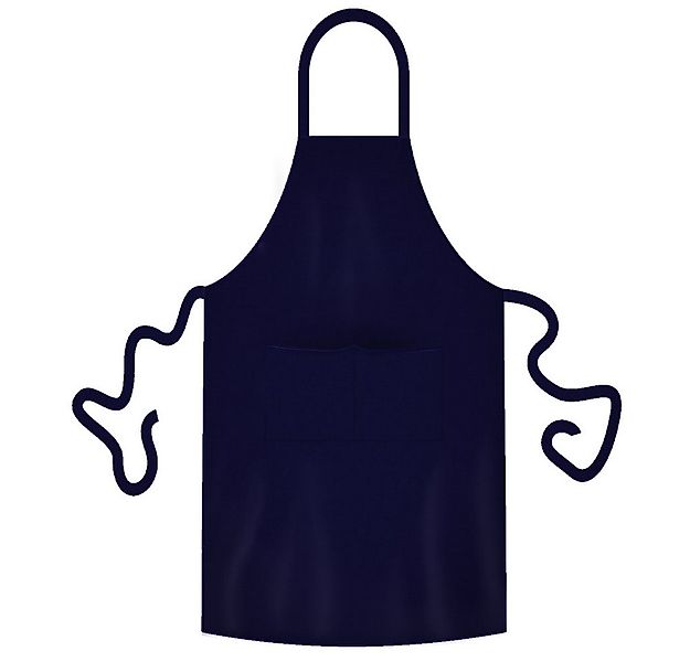 TE-Trend Grillschürze Kochschürze Schürze Küchenschürze 116cm Dunkelblau, ( günstig online kaufen