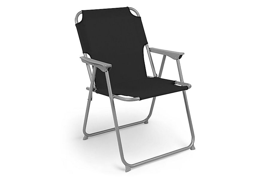 Spetebo Campingstuhl Campingstuhl Oxford - schwarz (einteilig, 1 St), Garte günstig online kaufen