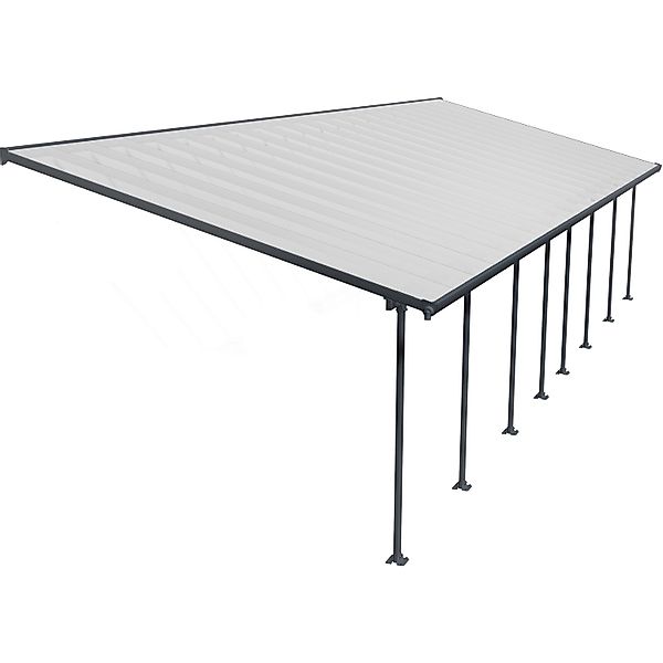 Palram - Canopia Terrassenüberdachung Feria Anthrazit 4x12.12 günstig online kaufen