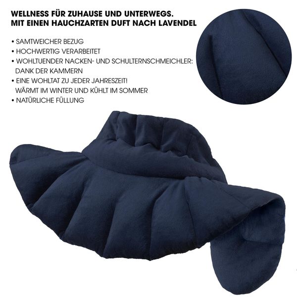 aqua-textil Nackenkissen Gewichts-Schulterkissen Nackenkissen Tonperlen mit günstig online kaufen