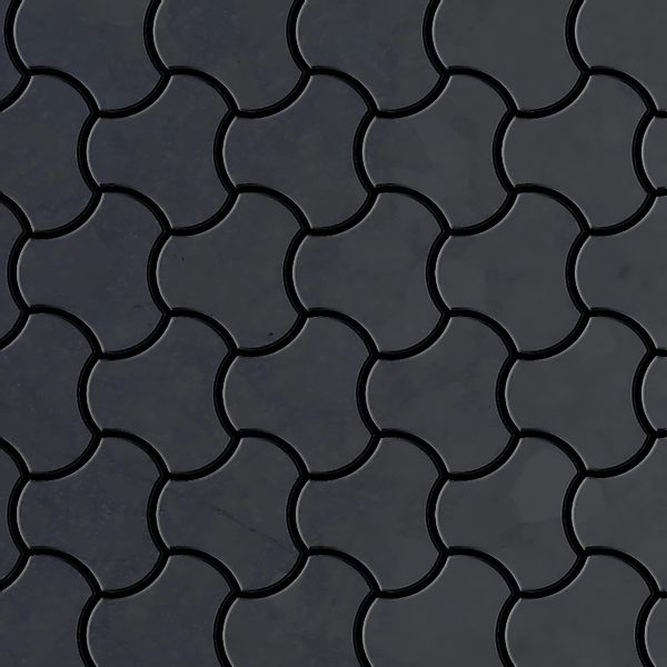 ALLOY Mosaik Fliese Massiv Metall Rohstahl Gewalzt Grau 1,6mm Stark Ubiquit günstig online kaufen