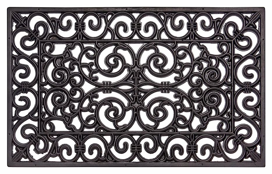 HANSE Home Fußmatte "Ornaments, Türmatte" rechteckig 10 mm Höhe Gummi, Schm günstig online kaufen