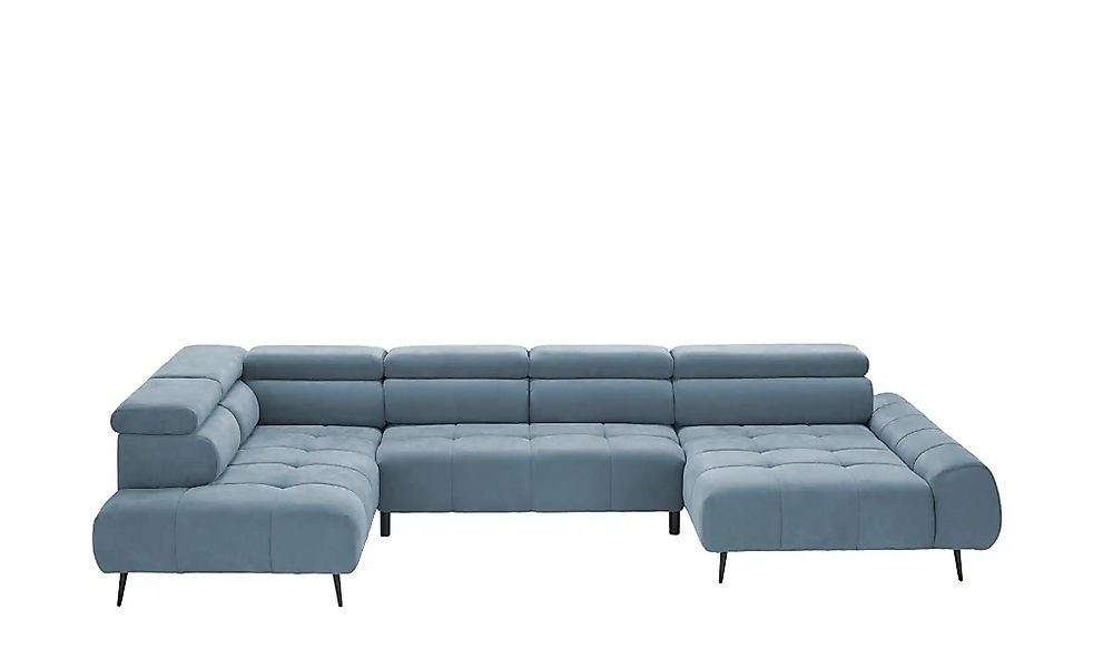 switch Wohnlandschaft  Mavel ¦ blau ¦ Maße (cm): B: 367 H: 93 T: 208.0 Pols günstig online kaufen