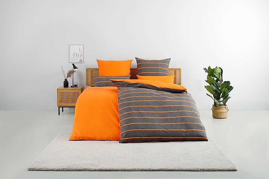 my home Bettwäsche Katja, Linon, 2 günstig online kaufen