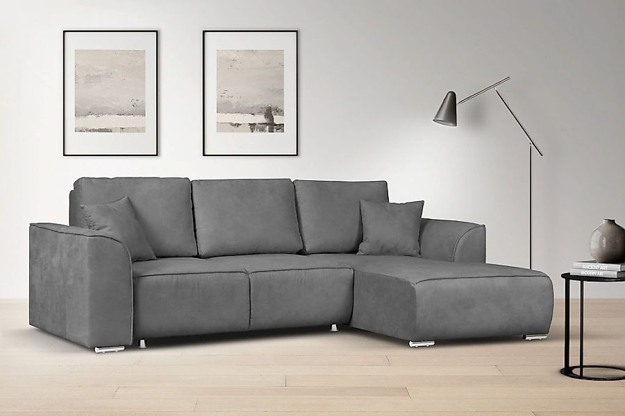 INOSIGN Ecksofa "BEATRICE optionale Schlafsofa mit Bettkasten, B/T/H: 265/1 günstig online kaufen