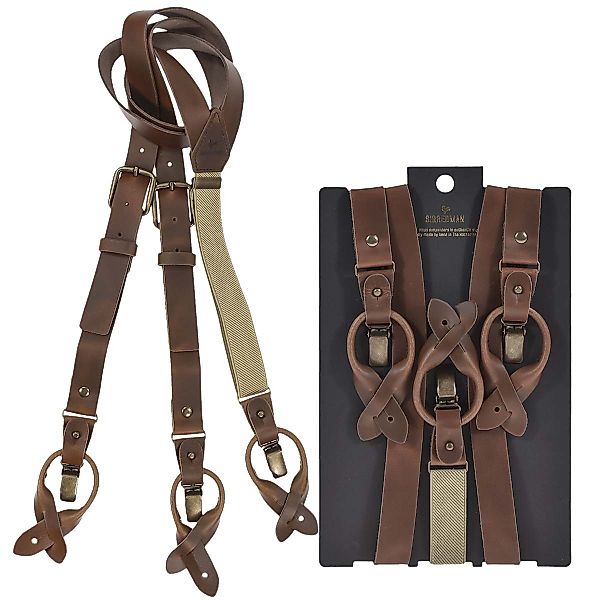 Sir Redman Hosenträger Leather Holländer Y-Form günstig online kaufen