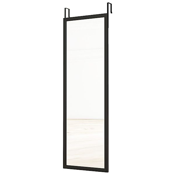 COSTWAY Wandspiegel, mit höhenverstellbaren Hängehaken 107x36,5cm günstig online kaufen