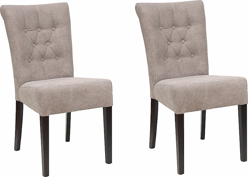 Home affaire Esszimmerstuhl "Queen BESTSELLER" (Set) 2 Stk.Polsterstuhl mit günstig online kaufen