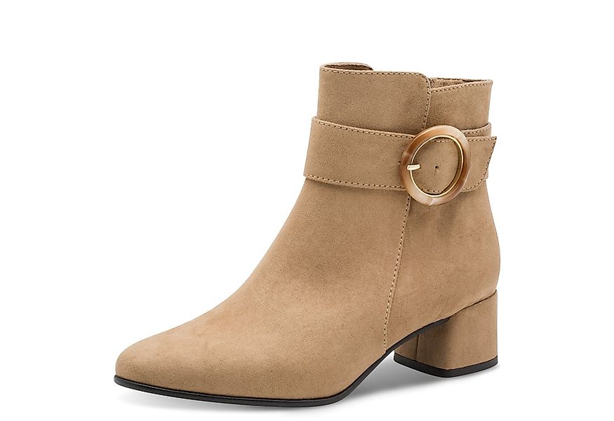 MARCO TOZZI Stiefelette, Blockabsatz, Abendschuh, Festtagsschuh mit Ziersch günstig online kaufen