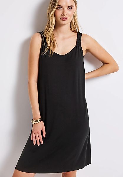 STREET ONE Shirtkleid, mit Knotendetail, ärmellos günstig online kaufen