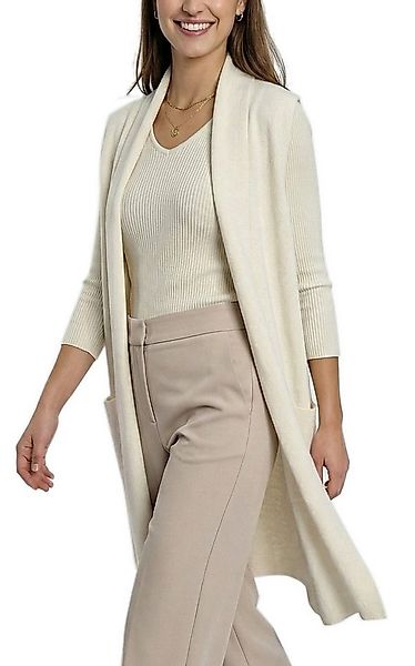 dy_mode Longweste Damen Strickweste lang Elegante Weste für die Übergangsze günstig online kaufen