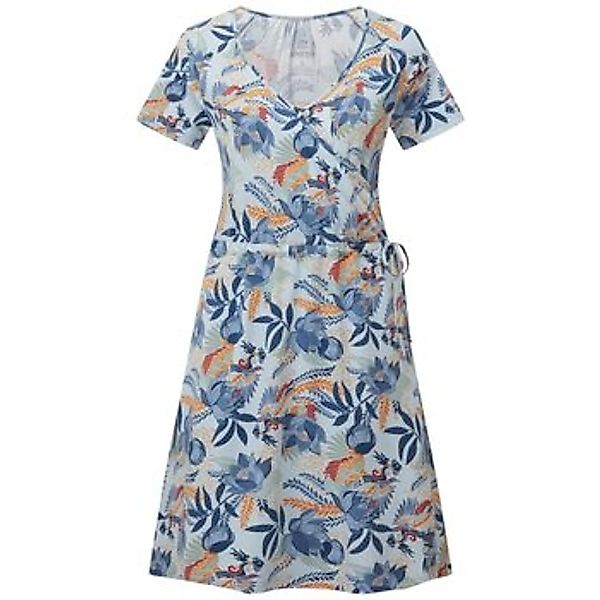 Sherpa  Kleider Sport NEHA FAUX WRAP DRESS SEAPORT BLUE PEACOCK SW24071-735 günstig online kaufen