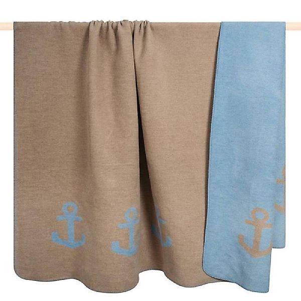 Wohndecke Decke Anker Lever Beige (150x200cm), günstig online kaufen