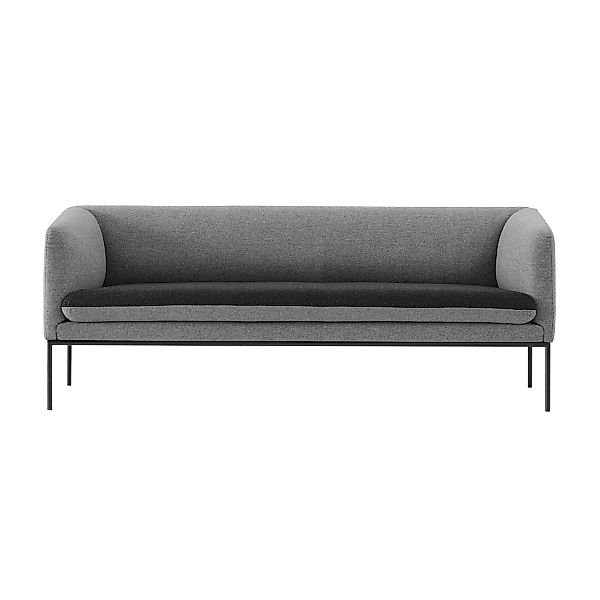 ferm LIVING - Turn 3-Sitzer Sofa - grau/BxHxT 200x73,5x75,5cm günstig online kaufen