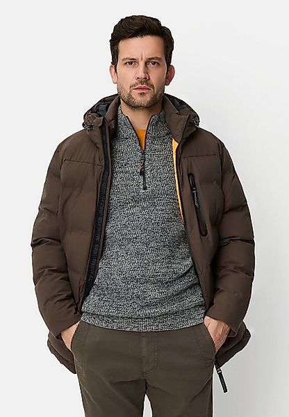 camel active Funktionsjacke mit verstellbarem Saum und Kapuze Langarm Kapuz günstig online kaufen