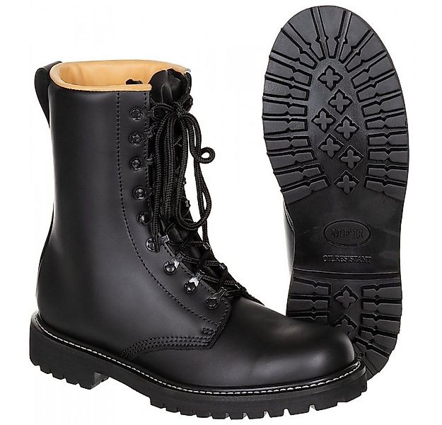 MFH Kampfstiefel,schwarz,Volleder, gute Ausführung, Lederfutter - 49 Stiefe günstig online kaufen