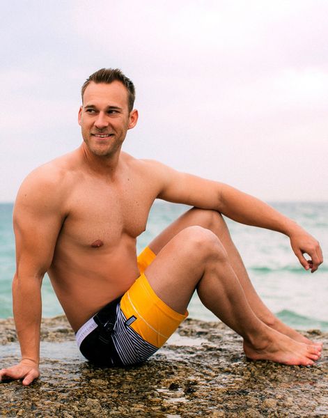 GUGGEN Mountain Badeshorts Badeshorts Badehose Herren günstig online kaufen