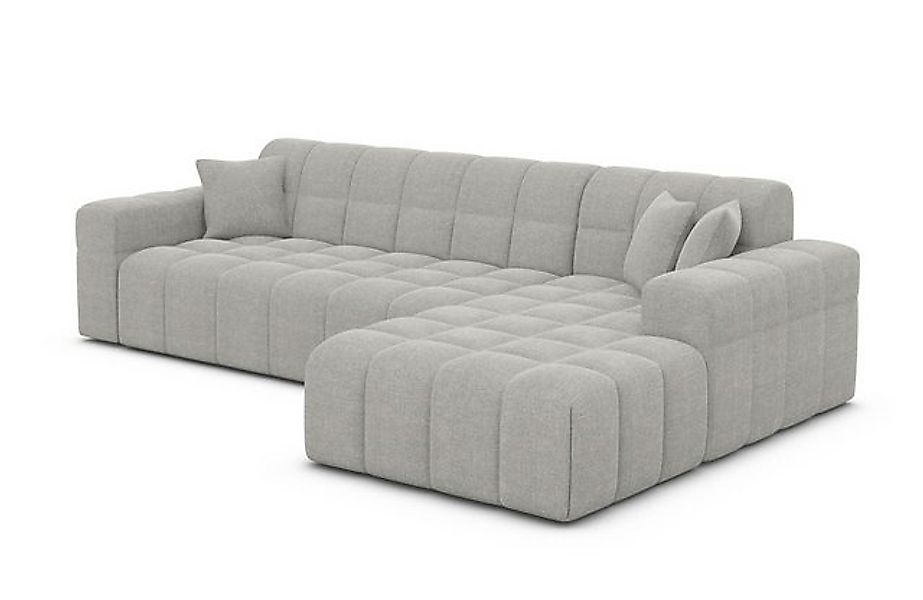 Sofa Dreams Ecksofa Ibiza L Form kurz Stoff, Ottomane - Ausrichtung wählbar günstig online kaufen