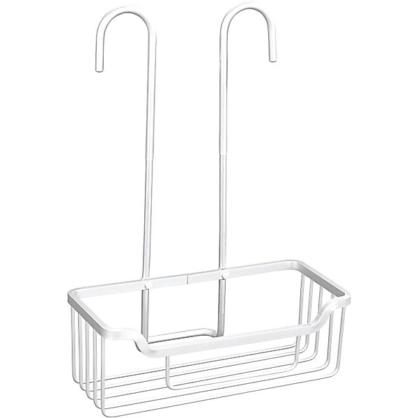 Wenko Duschregal Milo aus Aluminium zur Befestigung an Bad-Armatur günstig online kaufen