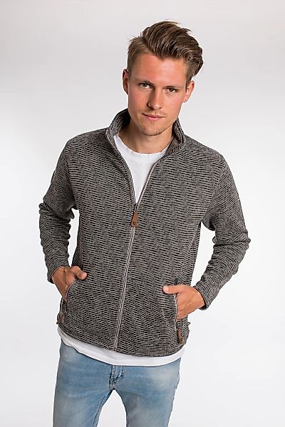 DEPROC Active Strickfleecejacke "LACEWOOD MEN", Kontrastreissverschluss günstig online kaufen