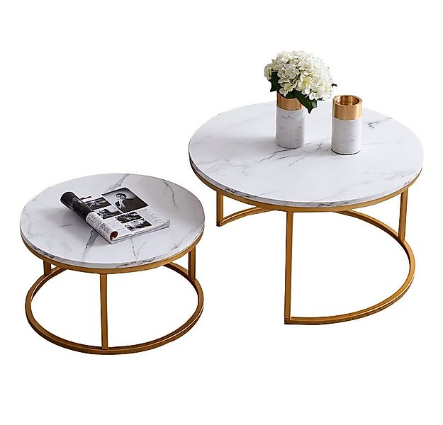 PXloue Couchtisch Satztisch Beistelltisch stapelbarer Sofatisch, mit Bodens günstig online kaufen