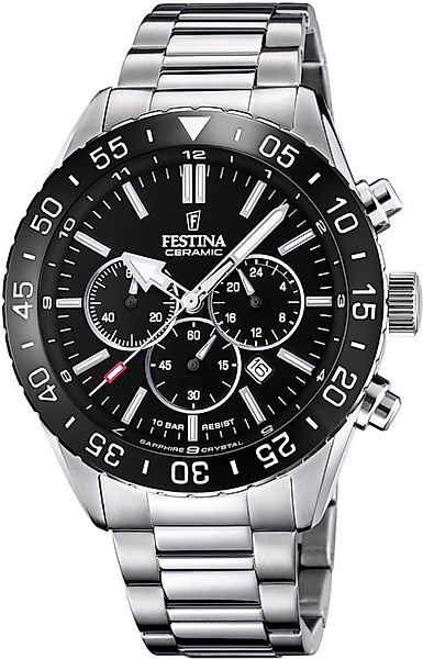 Festina Chronograph Keramik Kollektion F20575/3, Armbanduhr, Quarzuhr, Herr günstig online kaufen