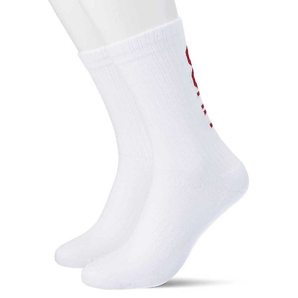 Hugo Rs Rib Logocc Socken 2 Paar EU 39-42 White günstig online kaufen